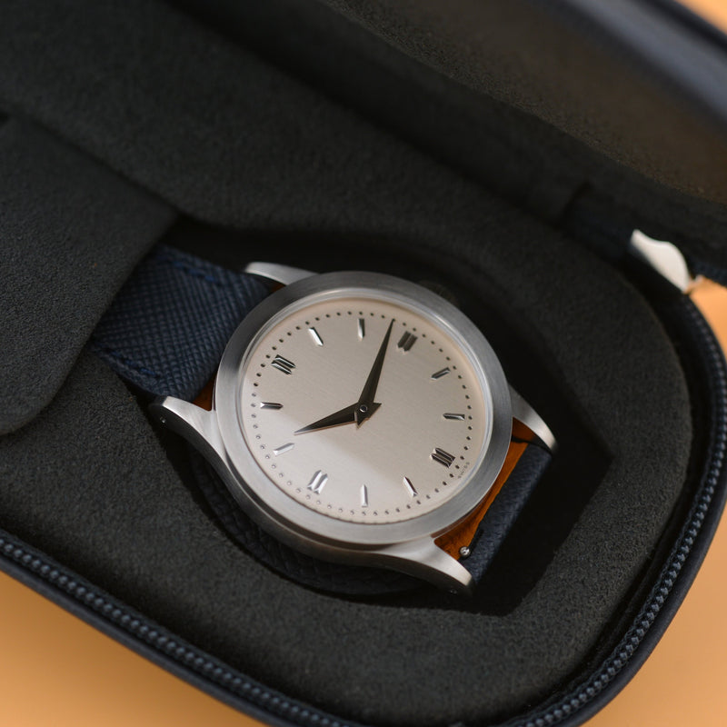 2023 The Archiwatch Anonymous "Original" Salmon Vertical brushed Dial 2510-1 #4/25