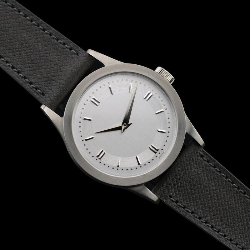 2023 The Archiwatch Anonymous "Two-Tone" Vertical Brushed Silver Dial 2510-2 #12/25