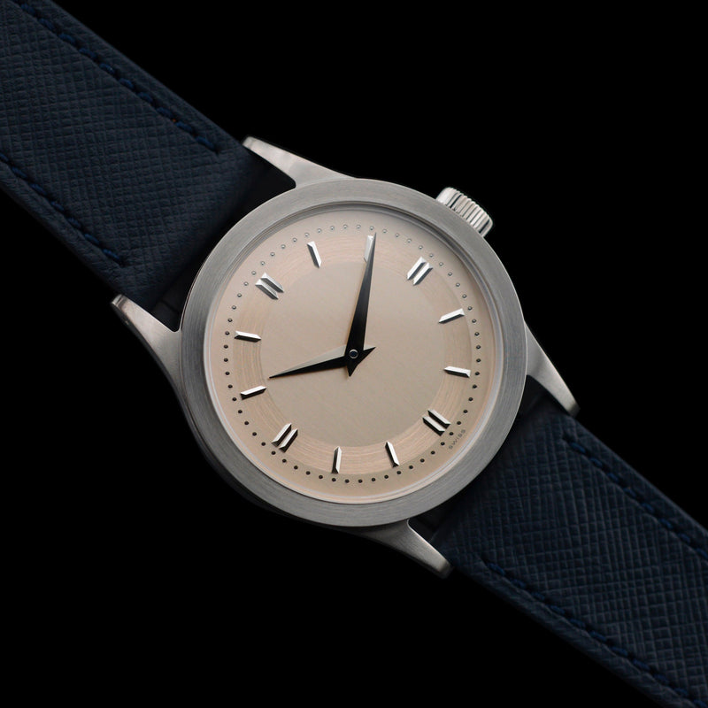 2023 The Archiwatch Anonymous "Two-Tone" Vertical Brushed Salmon Dial 2510-2 #14/25