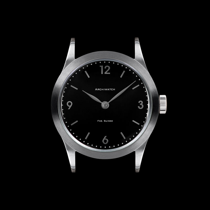 2023 ARCHIWATCH "EXPLORER" 2525-1 GLOSSY BLACK DIAL LIMITED EDITION